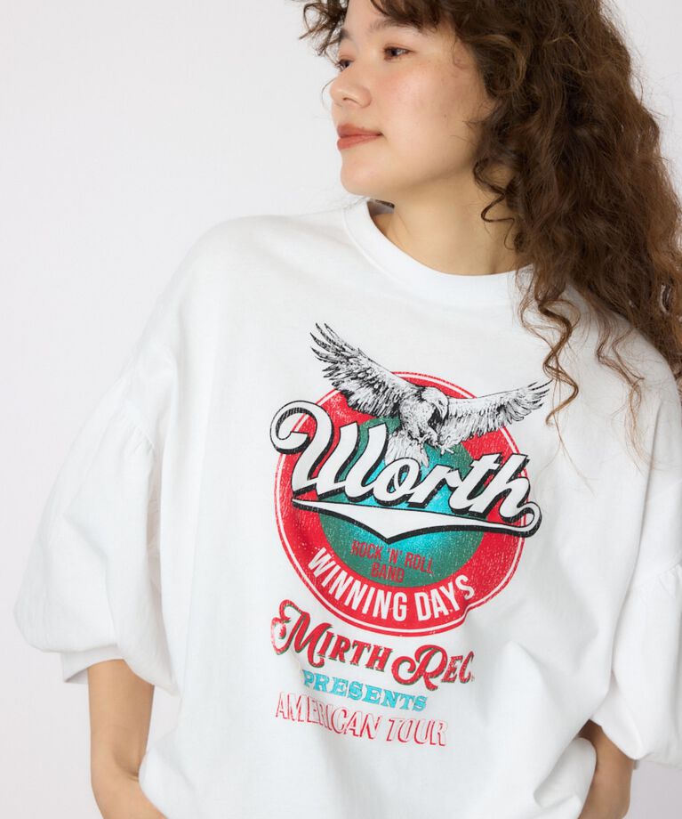 RODEO CROWNS「VariousバルーンスリーブTシャツ」|Tシャツ・カットソー|