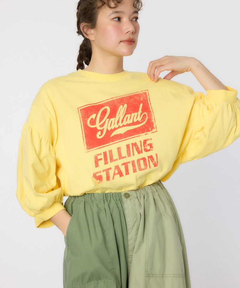RODEO CROWNS「VariousバルーンスリーブTシャツ」|Tシャツ・カットソー|YEL