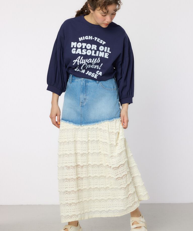 RODEO CROWNS「VariousバルーンスリーブTシャツ」|Tシャツ・カットソー|