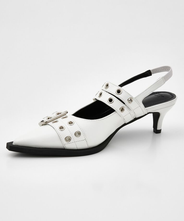 SLY「POINTED TOE BELTED サンダル」|サンダル|