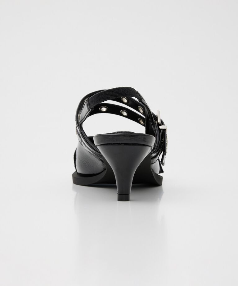 SLY「POINTED TOE BELTED サンダル」|サンダル|