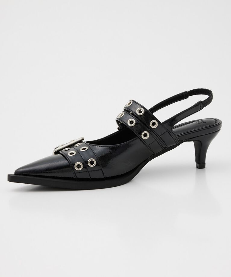 SLY「POINTED TOE BELTED サンダル」|サンダル|