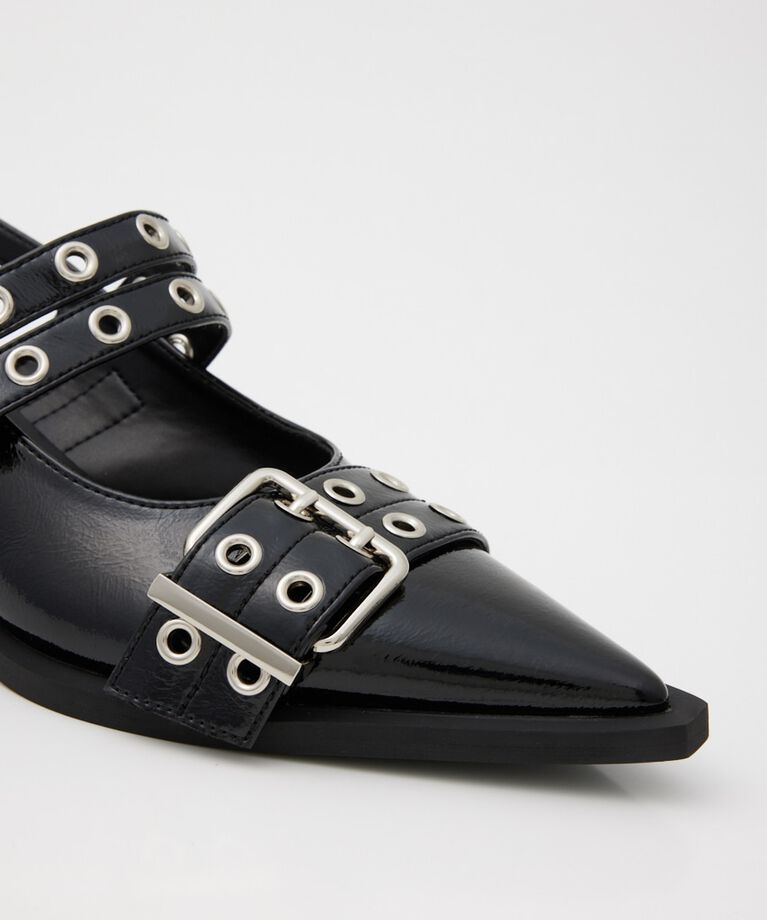 SLY「POINTED TOE BELTED サンダル」|サンダル|