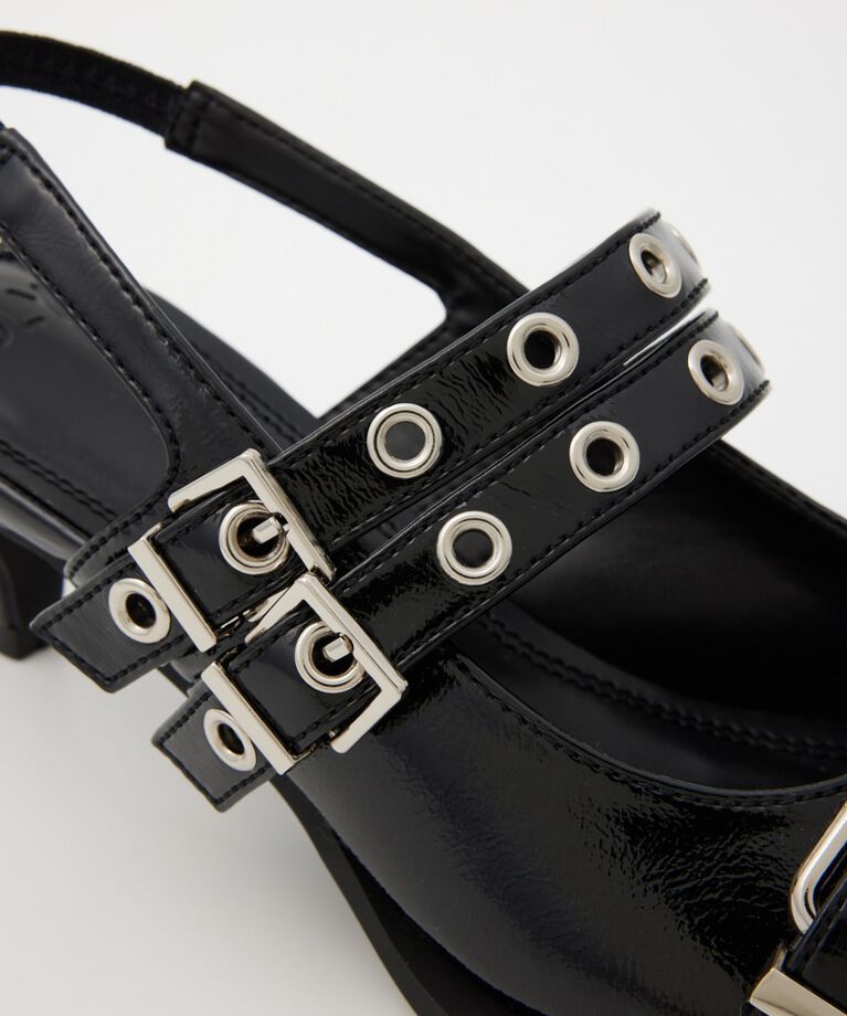SLY「POINTED TOE BELTED サンダル」|サンダル|