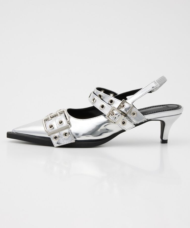 SLY「POINTED TOE BELTED サンダル」|サンダル|
