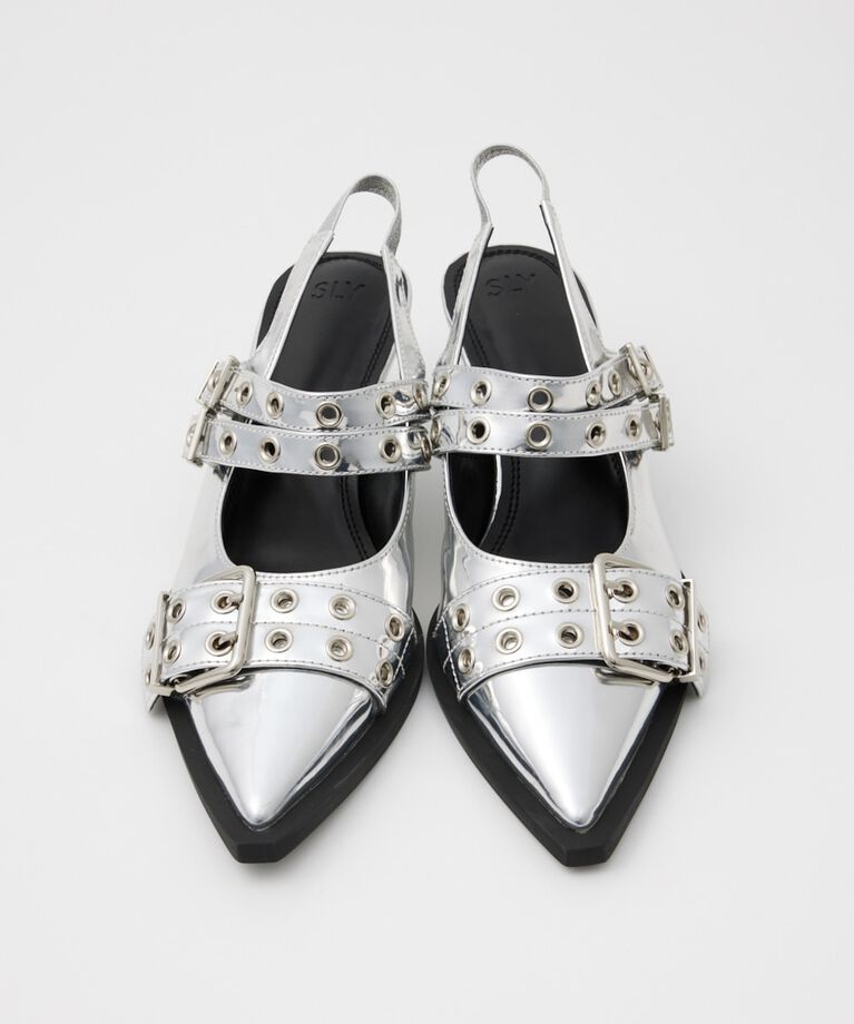 SLY「POINTED TOE BELTED サンダル」|サンダル|