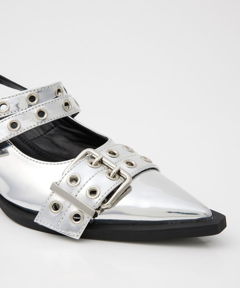 SLY「POINTED TOE BELTED サンダル」|サンダル|