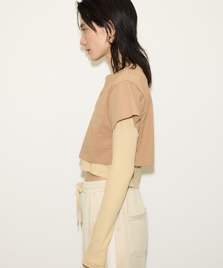 SLY「2P LAYERED トップス」|Tシャツ・カットソー|