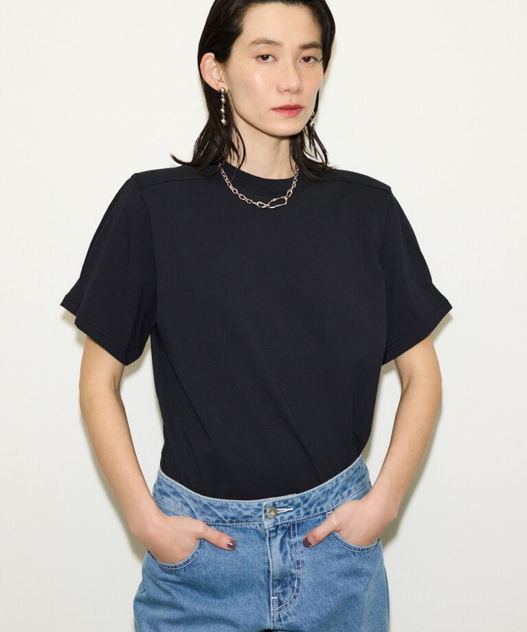 SLY「PADDED Tシャツ」|Tシャツ・カットソー|BLK