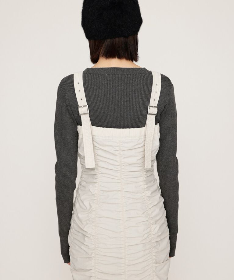 SLY「NYLON GATHER CAMI ショートワンピース」|ワンピース|