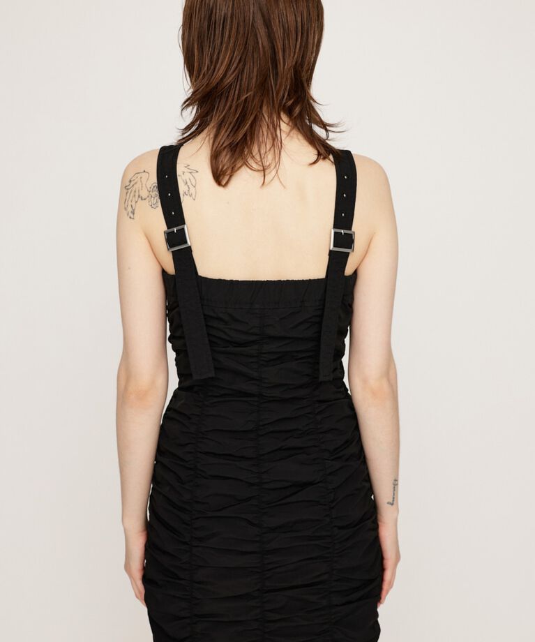 SLY「NYLON GATHER CAMI ショートワンピース」|ワンピース|