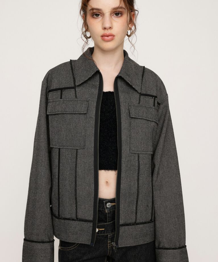 SLY「KERSEY INSIDE OUT OVER ジャケット」|その他|BLK
