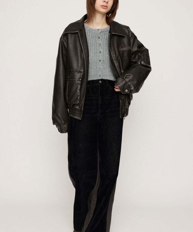 SLY「GLITTER KNIT 2WAY カーディガン」|カーディガン|