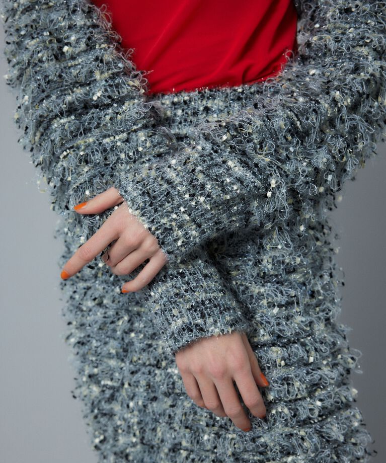 HeRIN.CYE「Loop yarn bolero」|カーディガン|