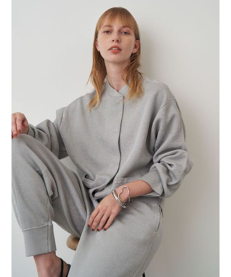 ELENDEEK「METAL YARN KN BLOUSON」|ブルゾン・スタジャン|