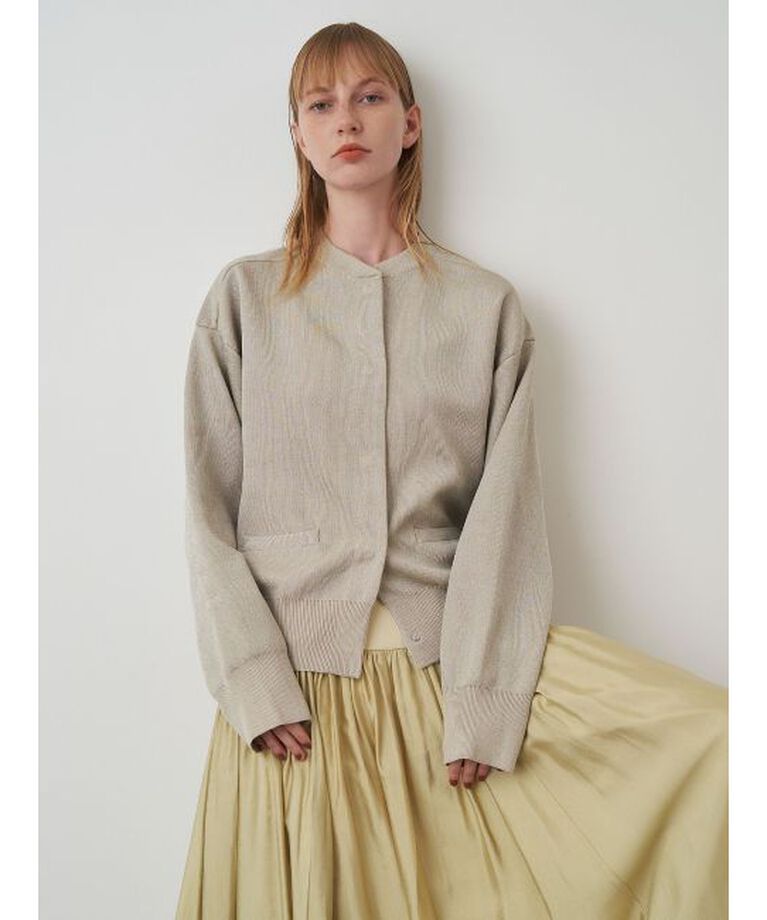 ELENDEEK「METAL YARN KN BLOUSON」|ブルゾン・スタジャン|