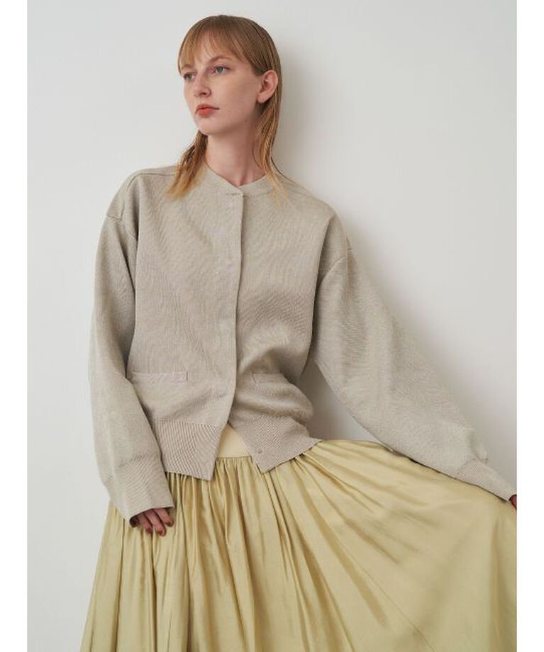 ELENDEEK「METAL YARN KN BLOUSON」|ブルゾン・スタジャン|