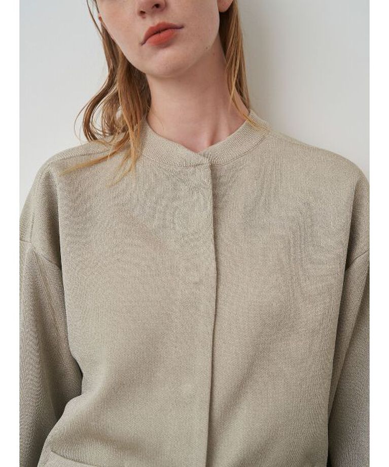 ELENDEEK「METAL YARN KN BLOUSON」|ブルゾン・スタジャン|
