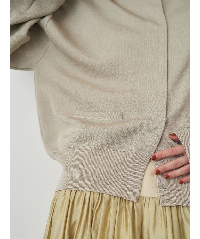 ELENDEEK「METAL YARN KN BLOUSON」|ブルゾン・スタジャン|