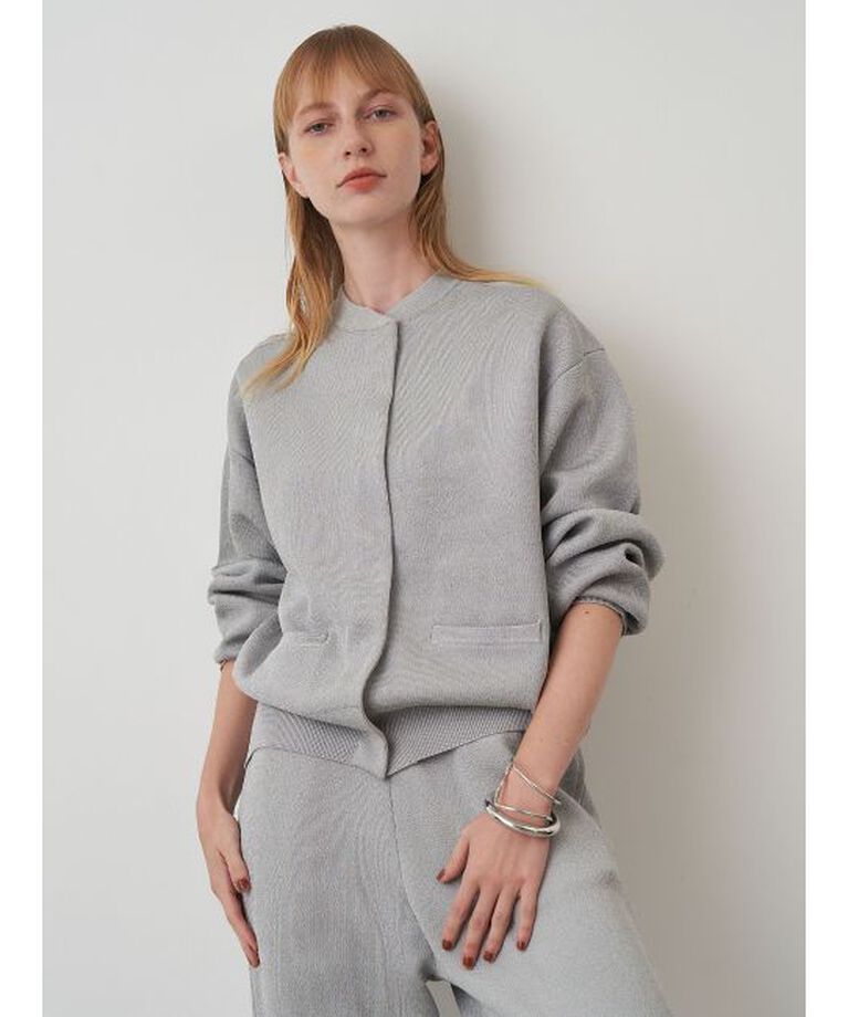 ELENDEEK「METAL YARN KN BLOUSON」|ブルゾン・スタジャン|