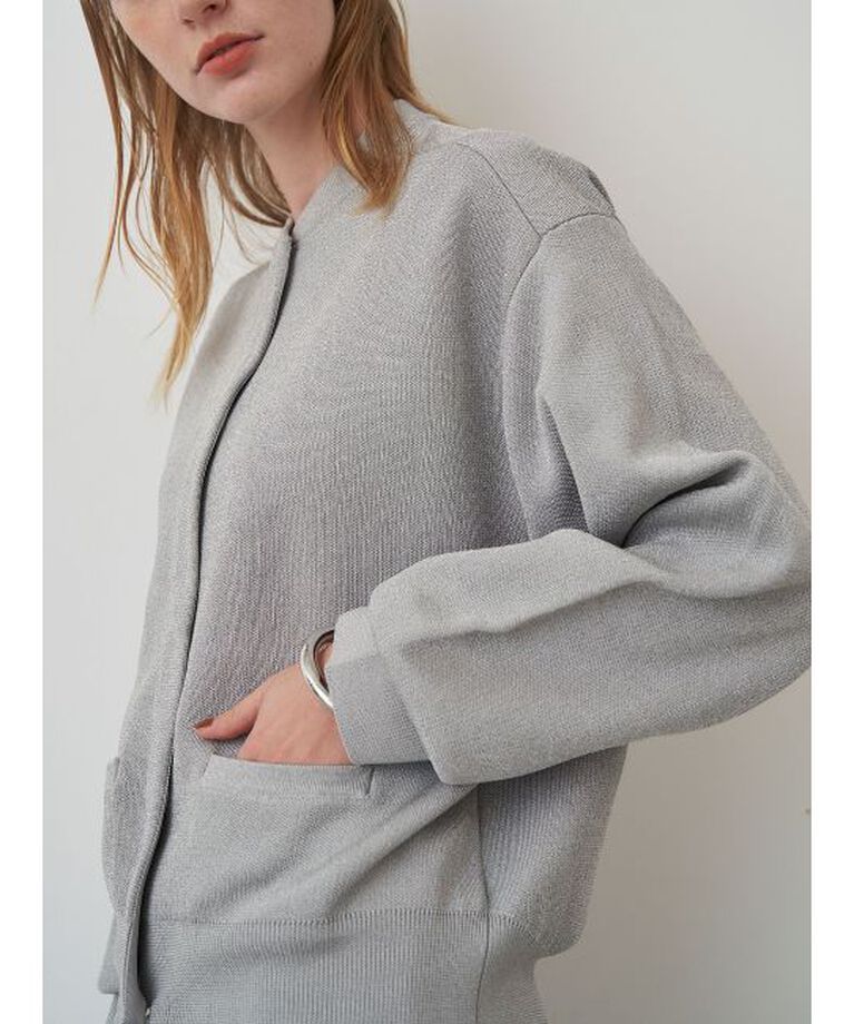 ELENDEEK「METAL YARN KN BLOUSON」|ブルゾン・スタジャン|