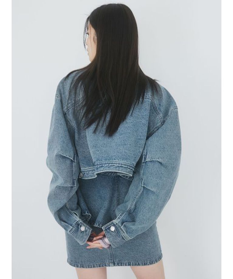 MURUA「ショートデニムジャケット【セット販売対象】」|デニムジャケット|