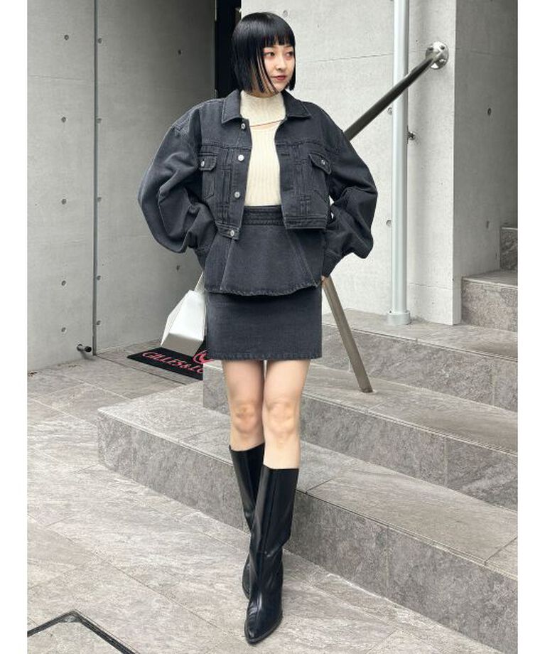 MURUA「ショートデニムジャケット【セット販売対象】」|デニムジャケット|