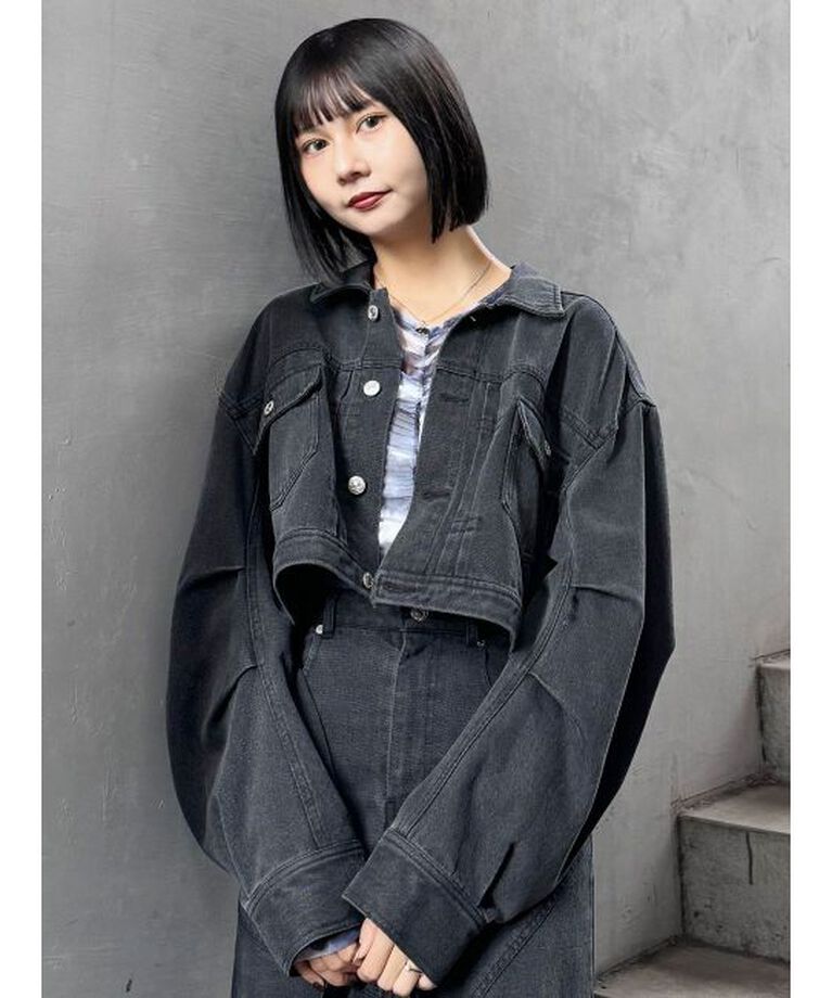 MURUA「ショートデニムジャケット【セット販売対象】」|デニムジャケット|