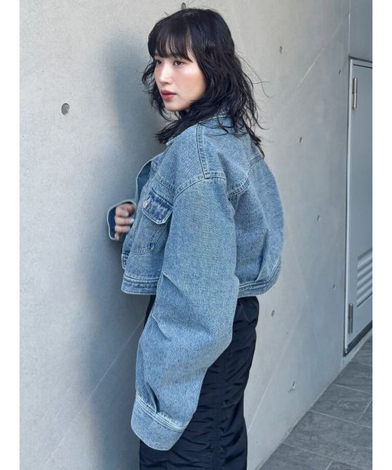 MURUA「ショートデニムジャケット【セット販売対象】」|デニムジャケット|