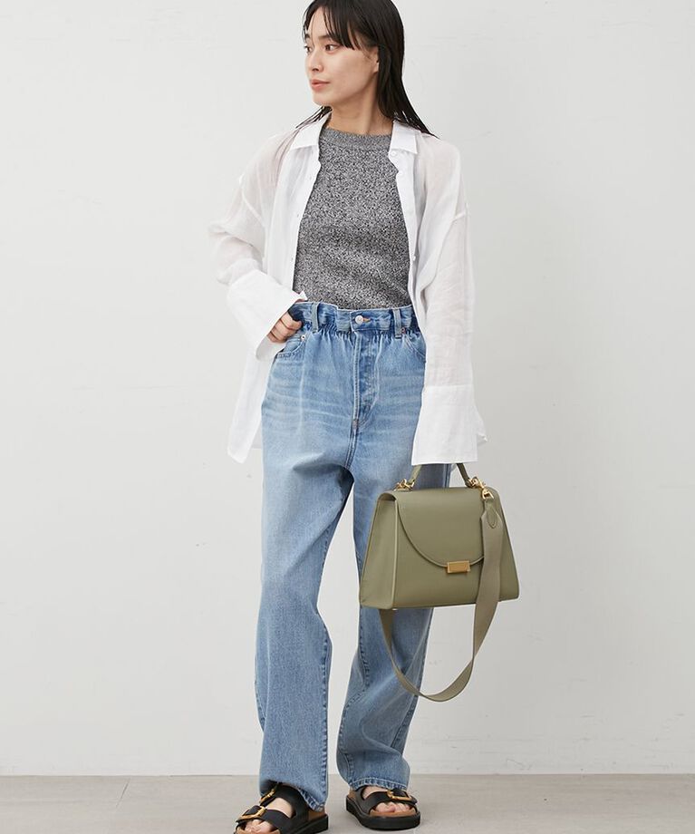 Mila Owen「【WEB限定カラー】キャンバスショルダー付きメタルバッグ」|ショルダー・メッセンジャー|