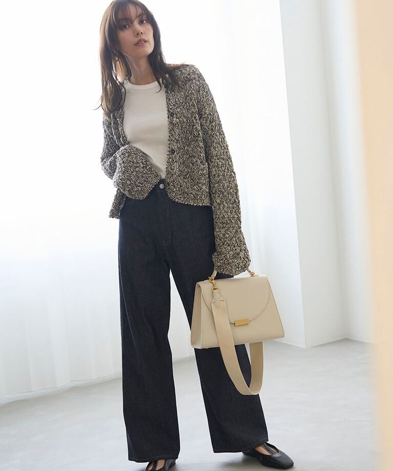 Mila Owen「【WEB限定カラー】キャンバスショルダー付きメタルバッグ」|ショルダー・メッセンジャー|