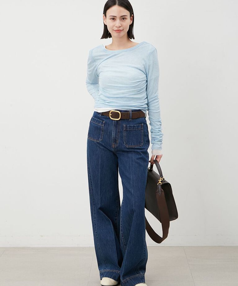 Mila Owen「【WEB限定カラー】キャンバスショルダー付きメタルバッグ」|ショルダー・メッセンジャー|