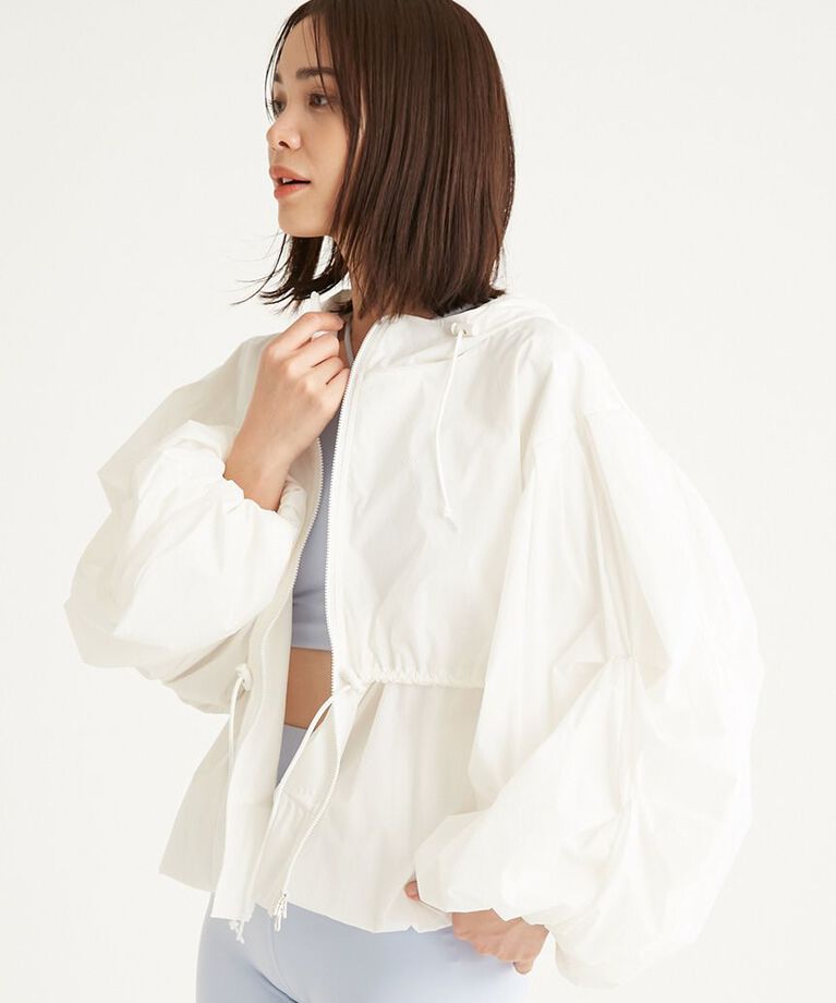 emmi atelier「【IPSA/emmi】袖タックボリュームブルゾン」|ブルゾン・スタジャン|