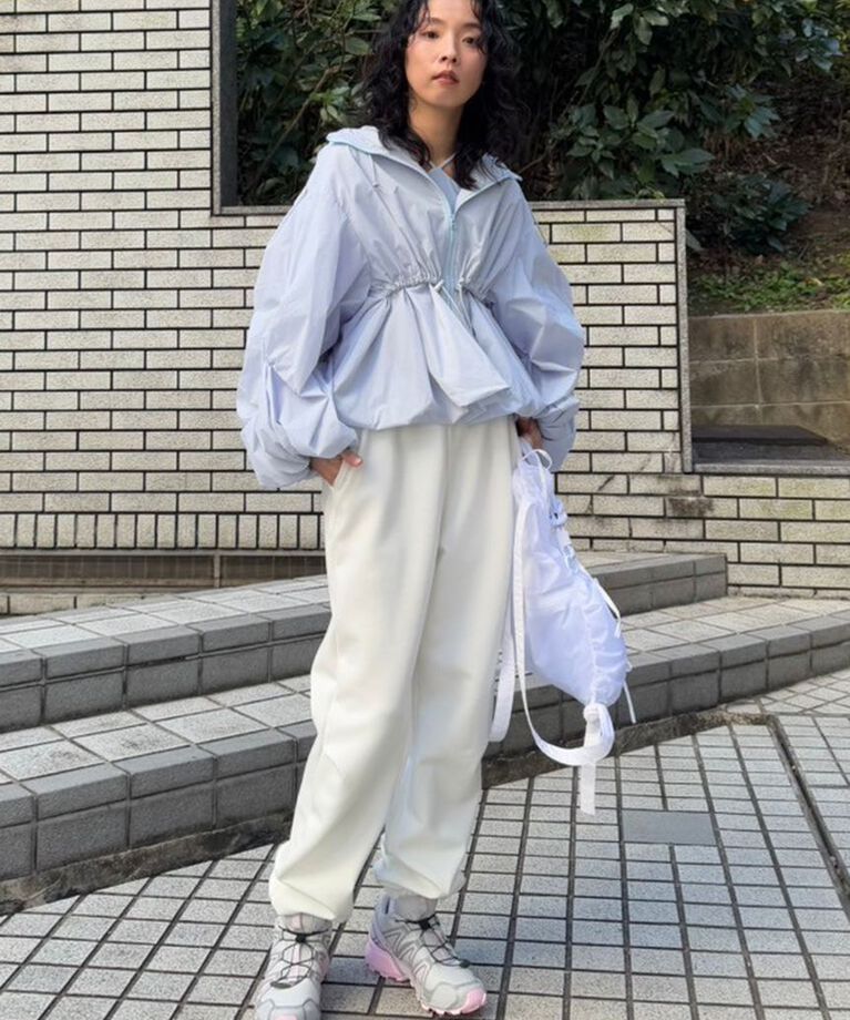 emmi atelier「【IPSA/emmi】袖タックボリュームブルゾン」|ブルゾン・スタジャン|