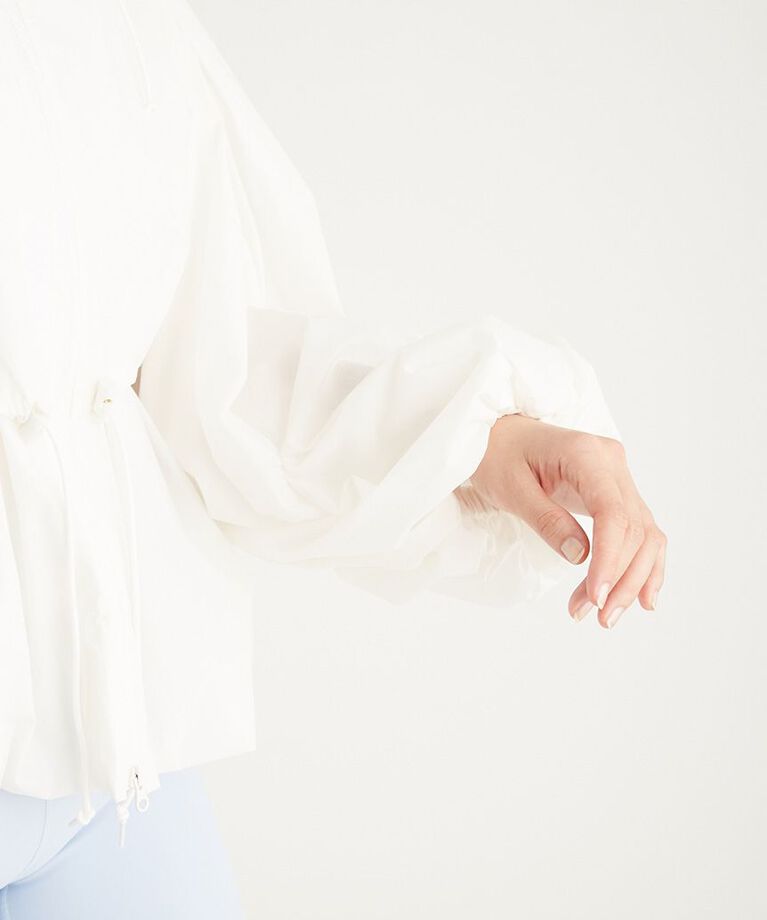 emmi atelier「【IPSA/emmi】袖タックボリュームブルゾン」|ブルゾン・スタジャン|