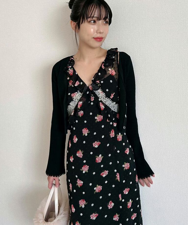 LILY BROWN「【WEB限定カラー】【LILY BROWN × ANNA SUI】バタフライカーディガン」|カーディガン|