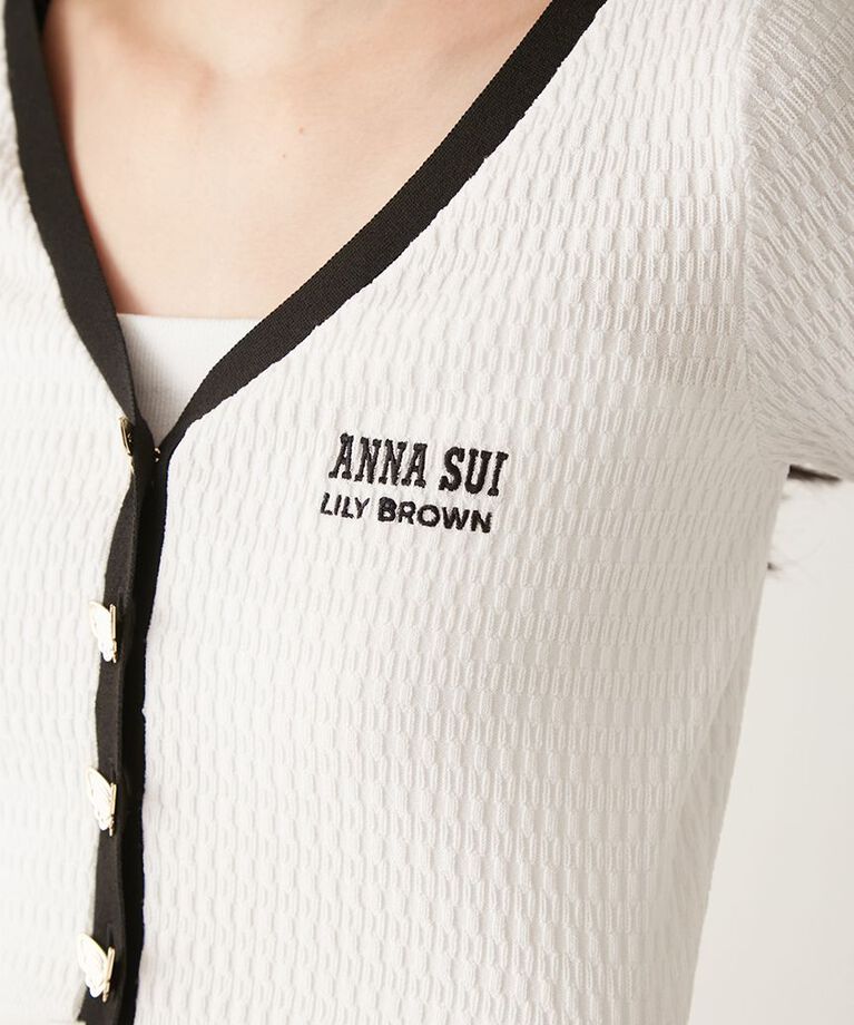 LILY BROWN「【WEB限定カラー】【LILY BROWN × ANNA SUI】バタフライカーディガン」|カーディガン|
