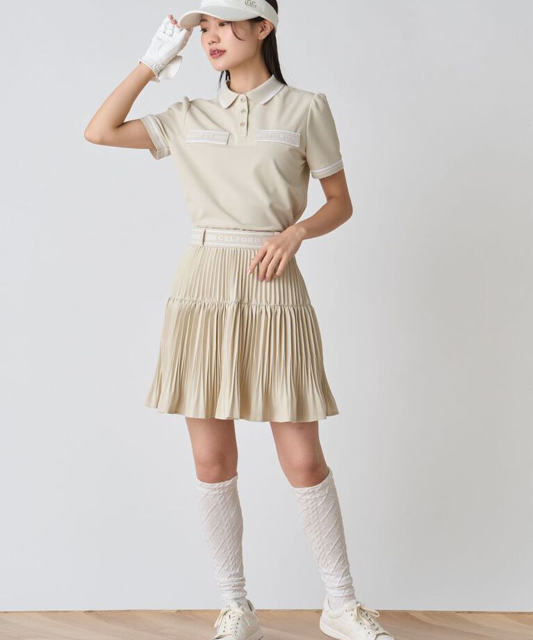 CELFORD「【CELFORD GOLF】ジャガードプリーツスカート」|スカート|