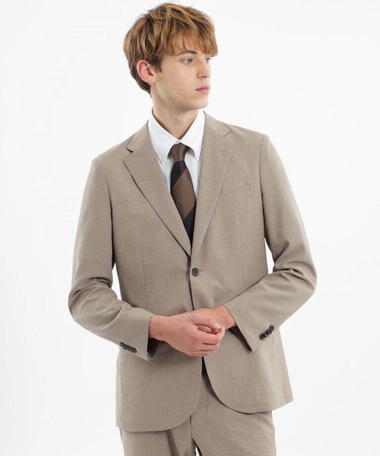 MACKINTOSH PHILOSOPHY「トロッター ジャケット#070 はっ水ストレッチメッシュ」|テーラードジャケット|ベージュ