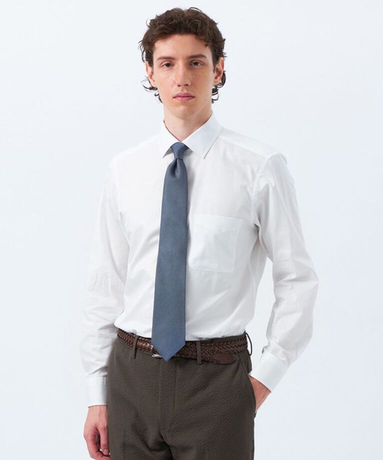 MACKINTOSH PHILOSOPHY「【WEB&一部店舗限定】120双ロイヤルオックスフォード セミワイドドレスシャツ」|シャツ・ブラウス|ホワイト