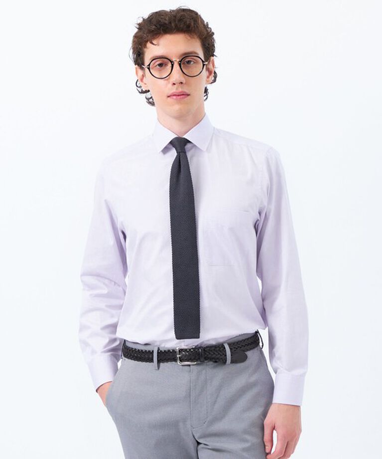 MACKINTOSH PHILOSOPHY「【WEB&一部店舗限定】120双ロイヤルオックスフォード セミワイドドレスシャツ」|シャツ・ブラウス|パープル