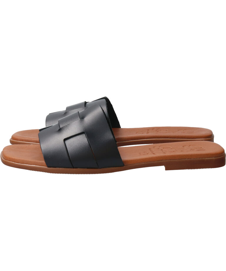 IMPORT SELECT「【Oh my Sandals】スクエアトウフラットレザーサンダル」|サンダル|