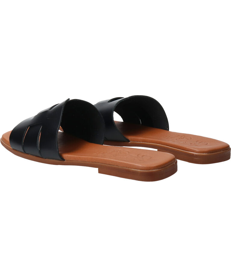 IMPORT SELECT「【Oh my Sandals】スクエアトウフラットレザーサンダル」|サンダル|
