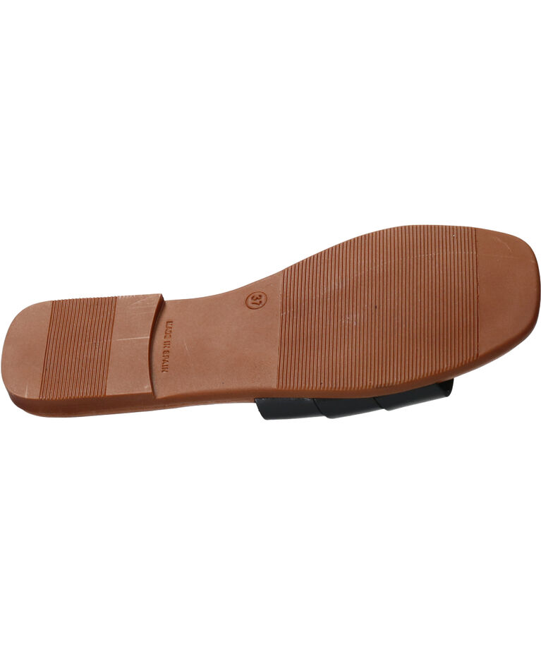 IMPORT SELECT「【Oh my Sandals】スクエアトウフラットレザーサンダル」|サンダル|