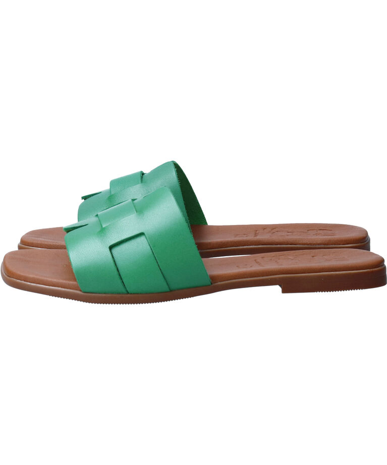 IMPORT SELECT「【Oh my Sandals】スクエアトウフラットレザーサンダル」|サンダル|