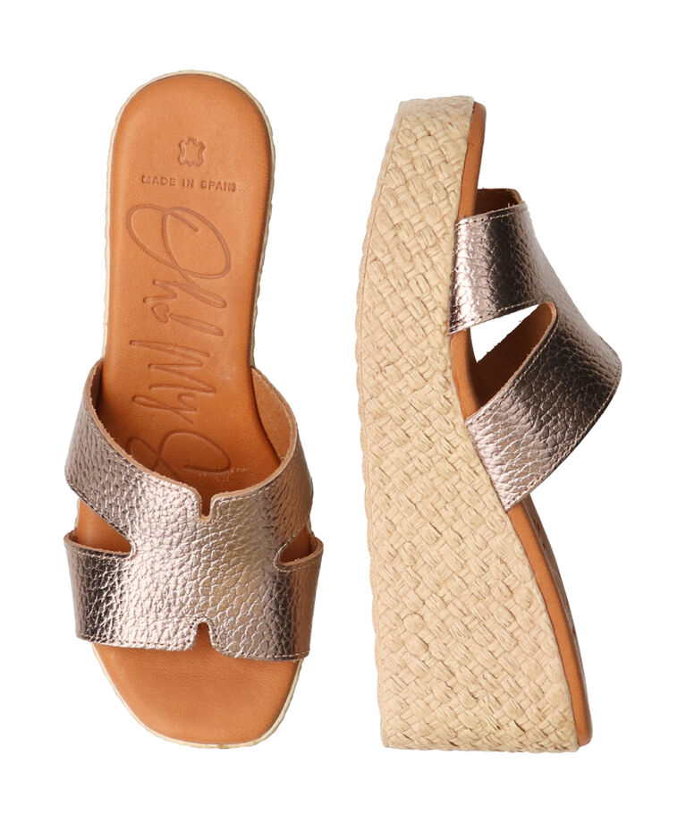 IMPORT SELECT「【Oh my Sandals】クッションインソールウェッジミュール」|サンダル|