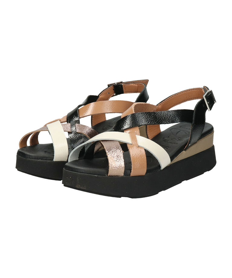 IMPORT SELECT「【Oh my Sandals】カラーコンビ厚底サンダル(E52502)」|サンダル|