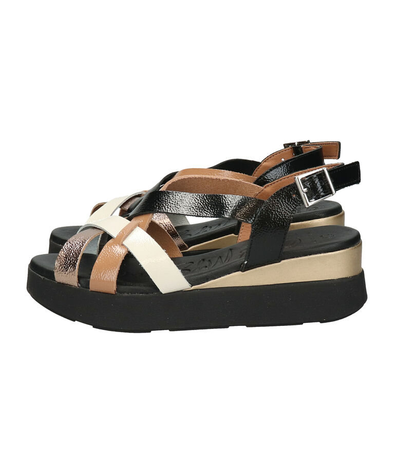 IMPORT SELECT「【Oh my Sandals】カラーコンビ厚底サンダル(E52502)」|サンダル|