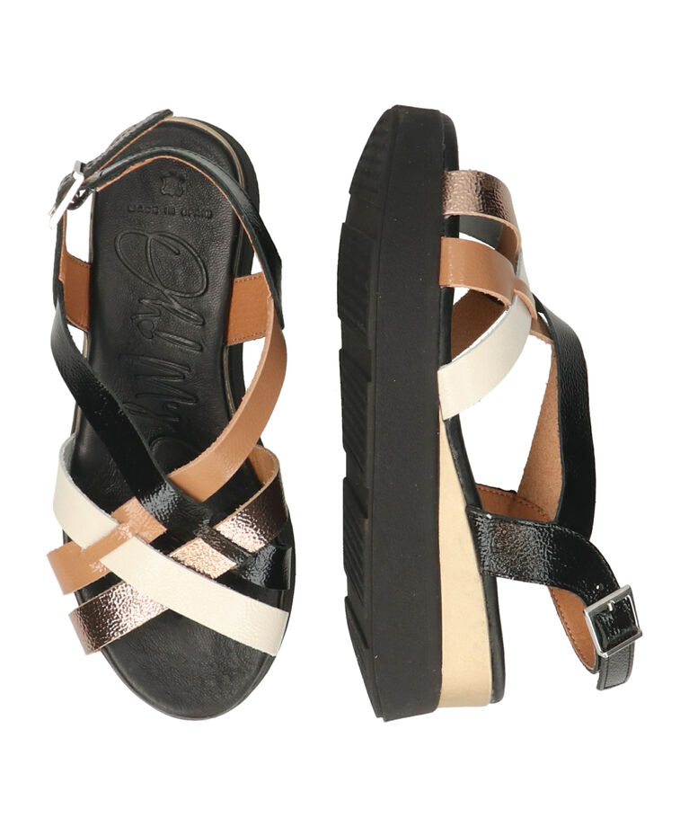 IMPORT SELECT「【Oh my Sandals】カラーコンビ厚底サンダル(E52502)」|サンダル|