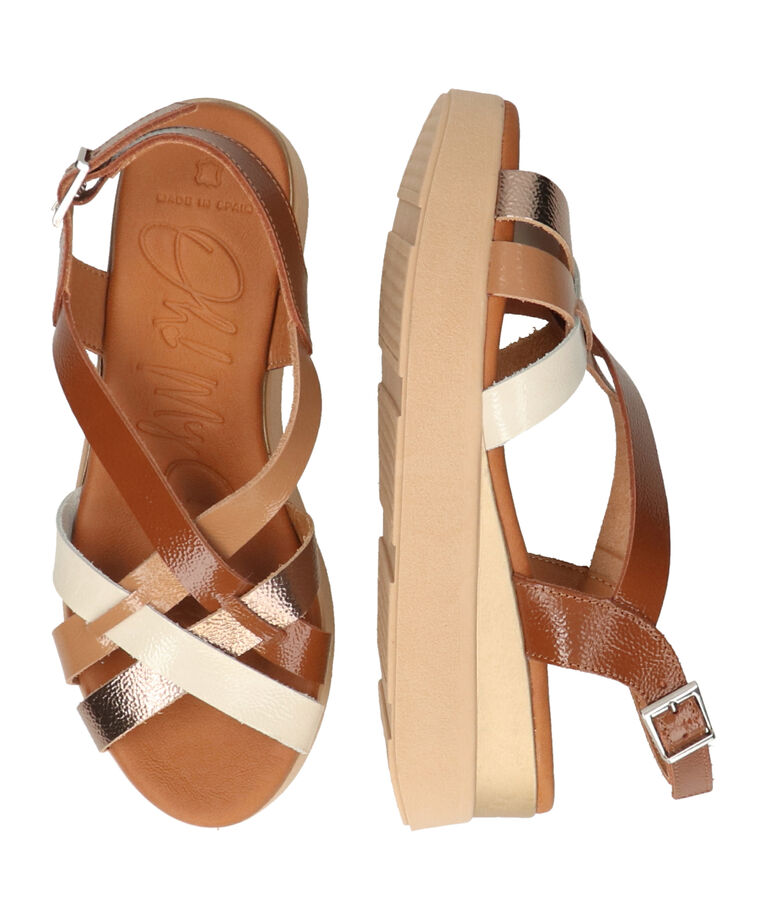 IMPORT SELECT「【Oh my Sandals】カラーコンビ厚底サンダル(E52502)」|サンダル|